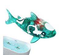 Generico Squalo Giocattolo da Bagno - Realistico Attivato dall'Acqua Automatico Interattivo con Luminose,Giocattolo da Bagno Squalo Robot - Regalo Divertente per Ragazzi e Ragazze Famiglia Figli e