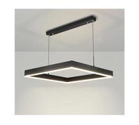 Generico - Square Alluminio Soggiorno Lampadario Tavolo da Pranzo Isola Casa Decorazioni Compatible with Interni LED Illuminazione a Sospensione Personale,per la Scala d'ingresso