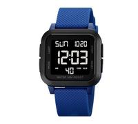 Generico Square Running Digital Watch | Sport Watches For Men | Water-Resistant LED Display Backlight For Outdoor Adventures Running Fitness Diving Training Daily Work Travel