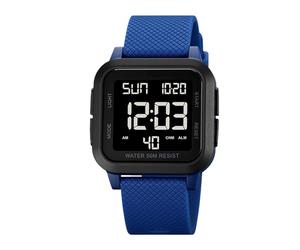 Generico Square Running Digital Watch | Sport Watches For Men | Water-Resistant LED Display Backlight For Outdoor Adventures Running Fitness Diving Training Daily Work Travel