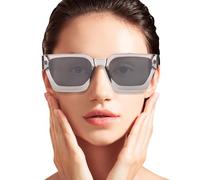 Generico Square Sunglasses, Retro Style Shades, UV 400 Protective Eyewear, Lightweight Ergonomic Frame, Stylish All-Day Comfort, for Beach, Driving, Travel, Festivals and More