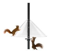 Generico Squirrel Conflere | Barriera scoiattolo per l'esterno | Dispositivo di protezione alimentare per uccelli trasparente per cortile per esterno cortile pario