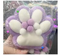 Generico Squishy Cat Paw, Cat Paw Squishy, Handmade Squishy Big Cat Paw, 5 inch Big Cat Paw Squishy Toy, Paw Print Squishy, Giant Paw Squishy for Stress Relief (Purple)