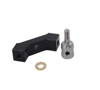 Generico Stabilizzatore Nero in Acciaio Compound Arco e Ricurvo per Inossidabile Resistente alla Ruggine Lunga Durata, Accessorio Essenziale per Tiro