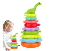 Generico Stacking Ring Toy, Rainbow Stackings Ring, Educational Learning Stacker, Sensory Activity, Colorful Preschool Rings for Toddler, Babies, Boys, Girls, Children, Classroom