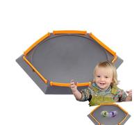 Generico Stadium - Stadio Di Battaglia Scoppiata Per Battaglie Con Trottole | Design Riutilizzabile Flessibile E Durevole | Bey Stadium Per Duelli, Include Un Launcher Per Bambini E Collezionist