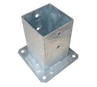 Generico Staffa A Bicchiere per Fissaggio su Cemento Portapilastro per Legno 91x91x150