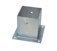 Generico Staffa A Bicchiere x Fissaggio su Cemento Portapilastro A Bicchiere 121 x 121 mm