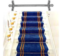 Generico Staffa Regolabile per tappeti e Scale, in Ottone Anticato, per Fissare saldamente i tappeti e Le Scale. Aste Resistenti ed Eleganti per la Decorazione della casa.
