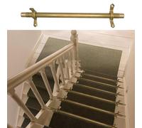 Generico Staffa Regolabile per tappeti per Scale, Supporto per tappeti per Scale, Set di aste per tappeti per Scale in Ottone, Strisce di Fissaggio Decorative Anti-Spostamento per gradini, Ideale per
