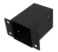 Generico Staffe Metalliche per Montanti di Ringhiera in Ferro, Supporto per Pali di Recinzione da Esterno, Ancoraggi per Pergola da Giardino