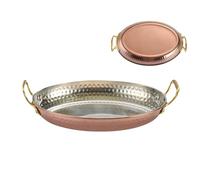 Generico Stainless Pan, Cooking Skillet Pot, Steel Pan, Uncoated Flat, Double Handle Control, 7.09x4.92x1.18 inches, For Beginners, Backyard Events, Kitchen Use, Holiday Feasts
