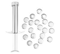 Generico Stainless Steel Clay Extruder Set - Pottery Press 20 Interchangeable Tips, Detachable Durable Desi, Easy Application | Sculpturing Tool for Ceramic Crafting