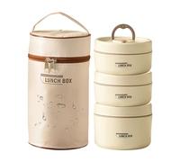 Generico Stainless Steel Leakproof With Storage Bag - Lunch Bag Insulated Stainless Steel Container - For School Office Travel Dorm Work Trip Camping Fishing Outdoor Men Women Kids Snack