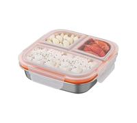 Generico Stainless Steel Lunch Box - 600ml Leak-Proof Food Storage Container | Stainless Steel Beńto Box For Kids & Adults | Durable Lunch Bowl For School, Work, Camping, Hiking & Travel