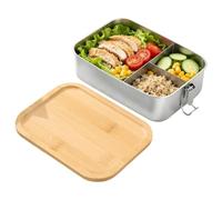 Generico Stainless Steel Lunch Box - 850ml Leakproof Lunch Box with Divider