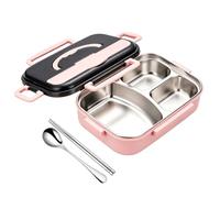 Generico Stainless Steel Lunch Container, Leakproof Box, Divided Food Box
