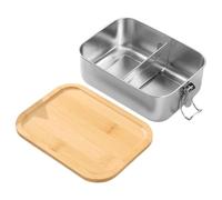 Generico Stainless Steel Lunch Container Removable Divider - Food Bowl with