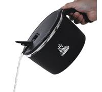 Generico Stainless Steel Noodle Bowl - Soup Container 16x10.5cm, Portable Meal Dish, Handle Design | Lunch Breakfast Snack College Office Kitchen Camping Travel School Dining Housewarming Present