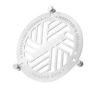 Generico Stainless Steel Steamer Rack - Round Cooking Grilling Plate, Sturdy Pot Rack with Handles, Multi Purpose Food Steamer, Camping Hiking Outdoor Cooking, Holiday Meal Preparation Tool