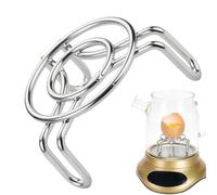 Generico Stainless Steel Steaming Rack, Mini Food Grade Cooking Grid System, Egg Steam Tray Holder Unit, Electric Cooker Kitchen Accessory Kit, Home Milk Pot Vegetable Meat Dessert Steaming Use