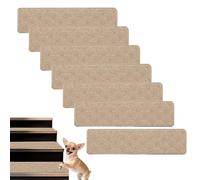 Genérico Stairs Carpet Non Slip - 7 pezzi Adhesive Treads Steps Rugs, Household Stair | For Basement Commercial Kitchen Bathroom Outdoor Kindergarten 76 x 20 cm