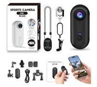 Generico Stallion Frames Body Camera, Stallion Frames 4k Mini Handsfree Bodycam, 2025 Wearable Video Sports 1080p Cameras, For sports, cycling, traveling, etc. (1080P,Black standard)