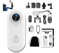 Generico Stallion Frames Body Camera, Stallion Frames 4k Mini Handsfree Bodycam, 2025 Wearable Video Sports 1080p Cameras, For sports, cycling, traveling, etc. (1080P,White premium)