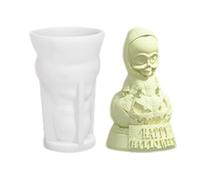 Generico Stampa di 3D Forma Fantasma di Haloween - Stampo di Sapone al Cioccolato in Gypsum in Resina | Artigianale 'Arredamento della casa di Halloween | Stampo in Silicone per Preparazione di ca