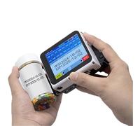 Generico Stampante a Getto D'inchiostro Portatile, Macchina di Codifica a Getto D'inchiostro con Schermo da 3.2 Pollici + Cartuccia da 42Ml, per Numeri di Lotto, Date, Loghi, Codici QR