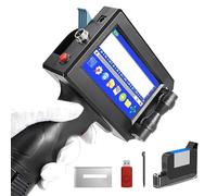 Generico Stampante A Getto D'inchiostro Portatile, Stampante Portatile Con Touch Screen Da 4,3 Pollici, Macchina Per Codifica A Getto D'inchiostro Che Supporta Più Lingue, Per Data Di Scadenza