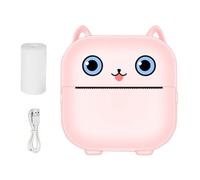 Generico stampante senza inchiostro, stampante termica,Stampante termica per etichette da 800 mAh con connettività BT | Macchina per la creazione di adesivi, include 1 rotolo di carta da stampa, etic