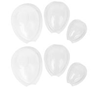 Generico Stampi per Dolci di Pasqua 3d a Forma di Uova e Dinosauri, Set da 6 Pezzi in Plastica Trasparente, per Cucina e Pasticceria Fai da Te, Forniture Pasquali per Casa e Negozi