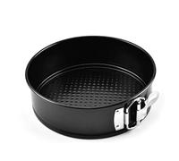 Generico Stampo da forno in acciaio al carbonio da 12-24 cm, antiaderente, tortiera rotonda, utensile da cucina for torte(18 CM)