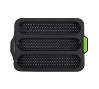 Generico Stampo For Panini For Hamburger, For Plumcake In Silicone, Teglia For For, Vassoio For Sandwich(3cups oval)