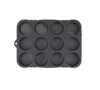Generico Stampo For Panini For Hamburger, For Plumcake In Silicone, Teglia For For, Vassoio For Sandwich(12cups round)