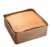 Generico Stampo for torta quadrato da 7/8/9 pollici, torta soffice, torta soffice, famiglia, multi-porzione, tè pomeridiano, pasticceria, biscotti, cioccolato.(1set(7+8+9inch))