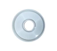 Generico Stampo in Silicone per Portacandele - Stampo in Silicone Rotondo Fai da Te per Portacandele | Antiaderente Realizzare Burro, Cubetti di Ghiaccio Fudge Gelatina Cioccolato