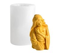 Genérico Stampo in silicone per sapone 3D | Madre Abbraccio Bambino Stampo per la fabbricazione di artigianato, stampo Madonna, stampo in resina bambino Gesù, stampo per statuette per candele