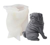 Generico Stampo per Cani- PEI 3D a Prova di Calore e Grade Alimentare Flessibile | da Forno, Stampo in Gesso in Resina al Cioccolato | Saponi epossidici a Candela per carcogni Decorativi Fatti a Man