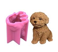 Generico Stampo per Cera Cucciolo, Stampo di Silicone Cucciolo 3D Cuccioli la Produzione, Fai -da -Te profumate Che producono artigia