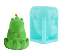 Generico Stampo per cioccolato Cavità Capybara - pèr ghiaccio | Sťampo in silicone Capibara, 1 stâmpo da forno con design a forma di loto 3D, dessert cioccolatini budino mousse gelatina fonden