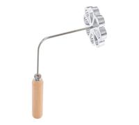 Generico Stampo per Friggere Manico lungo in Acciaio Inox Utensile da Cucina per Snack Fritti a Forma di Fiore Resistente e Pratico per Frittura Sicura per Pasta Gamberi e Uso Domestico