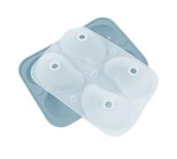 Generico Stampo per Mousse Mango - Stampo per Mango Fatto in casa, per Cioccolato Fatto in casa Forma di per Torte a 4 cavità Facili da sformare per budino di Gelatina Cioccolato Cucina Dom