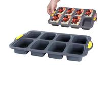 Generico Stampo per Muffin Rettangolare | Teglia 8 Scomparti per Pane di Mais | Teglia da muffin | per Pane Casereccio Cupcake Dessert Cheesecake Casa Cucina Ristorante Fattoria Panetteria