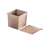 Generico Stampo per Pane con Coperchio - Teglia per Preparazioni Fatte in Casa - Stampo per Dolci con Coperchio - per Microonde, Torte, Toast, Cucina, Ristorante, Appartamento