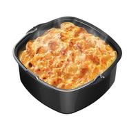 Genérico Stampo Quadrato Per Biscotti In Friggitrice Ad Aria - Vassoio Stampo Per Biscotti A Forma Di Cesto,Accessori Da Cucina Resistenti Al Calore Per Airfryer Per Torte Pizza Feste