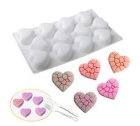 Generico Stampo Torte Silicone | Stampo Per Dolci In Silicone Da Forno,Cuore Spezzato Antiaderente Riutilizzabile Per Cioccolato Brownie Mousse Crostata Pane Dolci