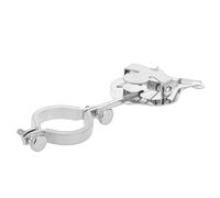 Generico stand di tromba musica valvola clarinetto porta tromba Leggio Reggilibro per spartiti Clip per tromba casse audio porta spartiti per tromba lira da marcia di tromba Metallo Silver