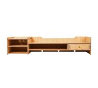 Generico Stand monitor - stand di monitoraggio del computer | Monitors legno Stands | Monitora l'organizzatore di riser per la scrivania | Organizzatore di stoccaggio scaffale di regolazione per